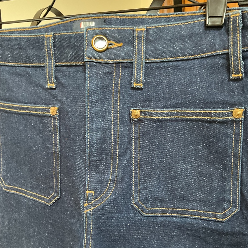 KHAITE Dark Blue Ankle & Cropped Jeans - Picture 3 of 6